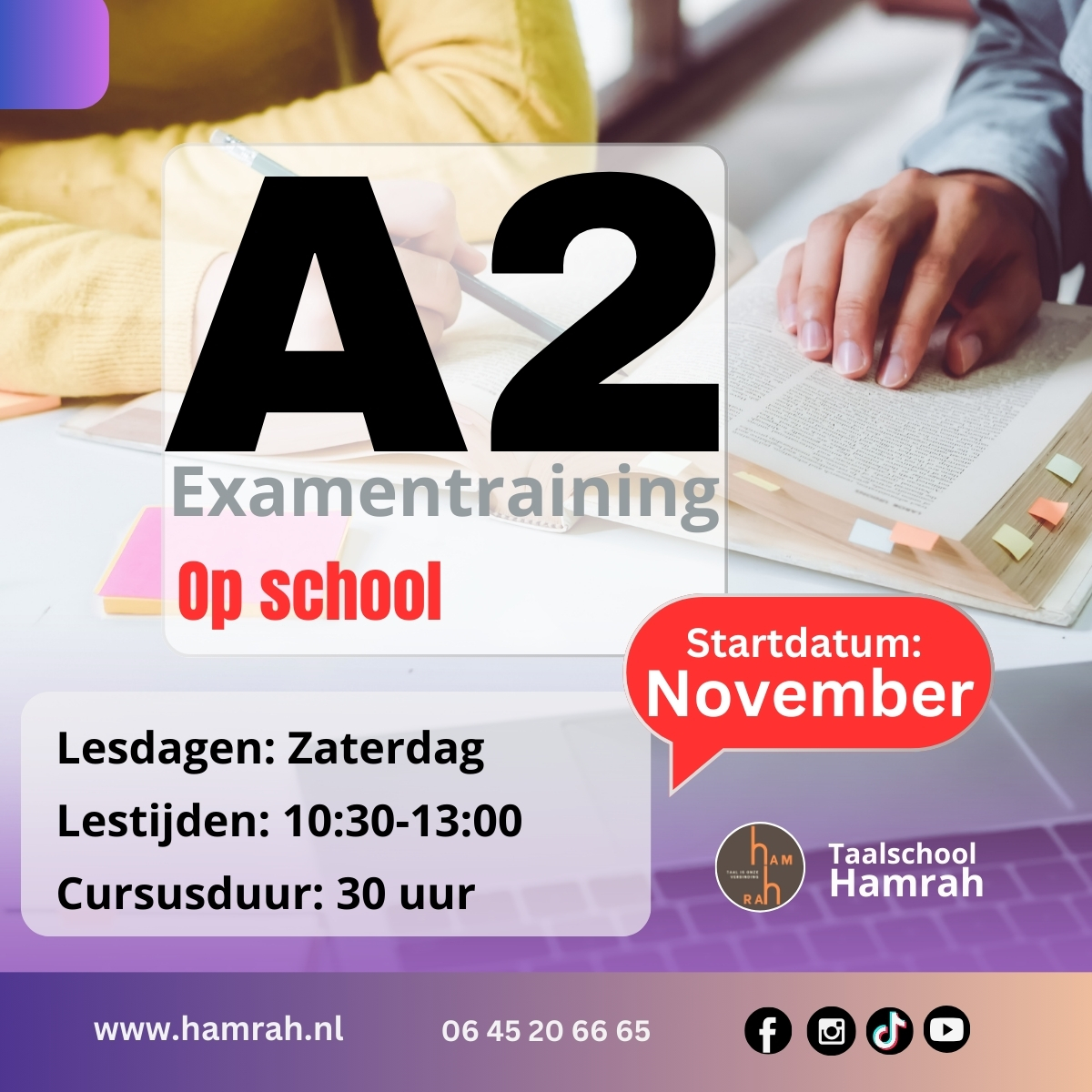 Cursus A2-niveau