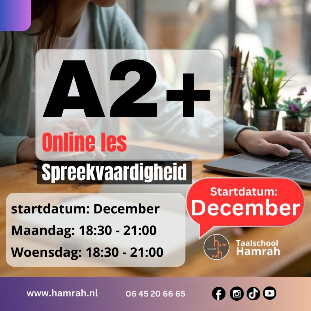 Spreekvaardigheid A2+