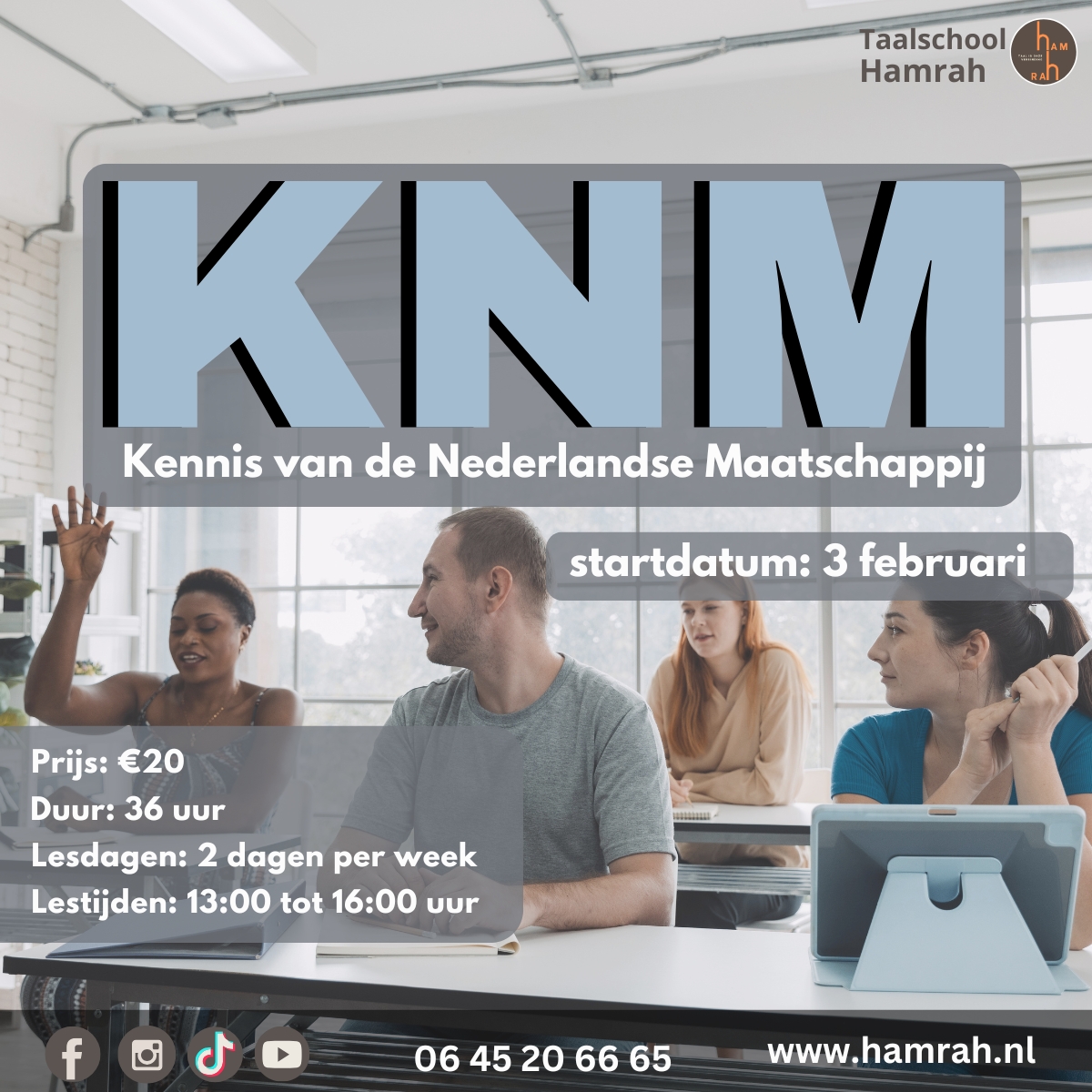 KNM op school cursus