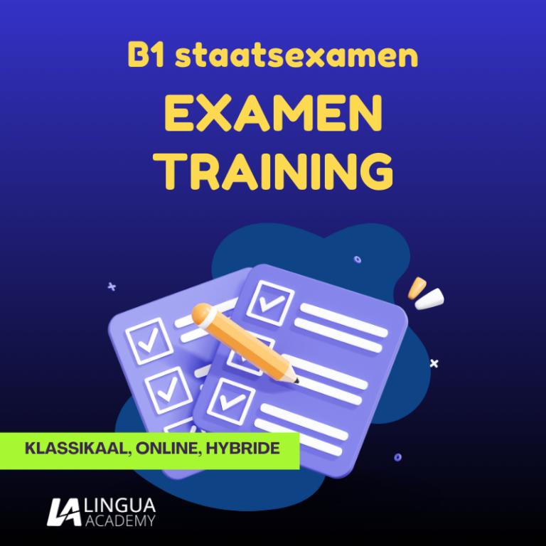 inburgering B1-route-examentraining lingua academy