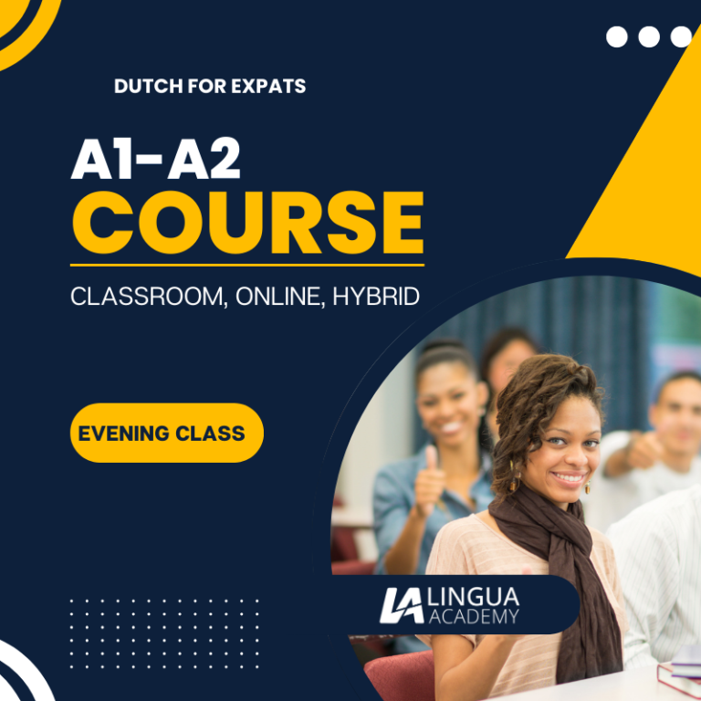 dutch for expats A1 A2 cursus avondcursus lingua academy